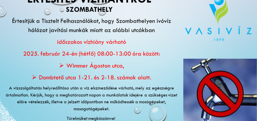 ÉRTESÍTÉS VÍZHIÁNYRÓL -Szombathely - 2025.02.24.png