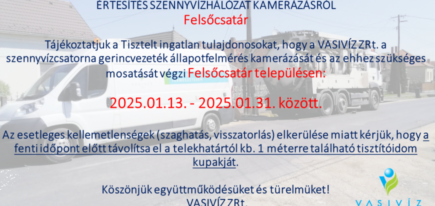 ÉRTESÍTÉS SZENNYVÍZHÁLÓZAT KAMERÁZÁSRÓL Felsőcsatár.png