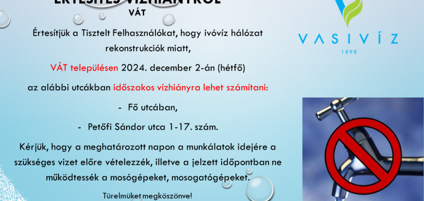 ÉRTESÍTÉS VÍZHIÁNYRÓL -Vát - 2024.12.02.png