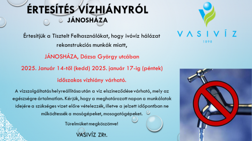 ÉRTESÍTÉS VÍZHIÁNYRÓL -Jánosháza - 2025.01.14.png